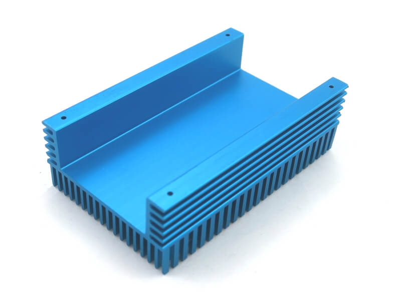 Blue Anodized BGA Heat Sink