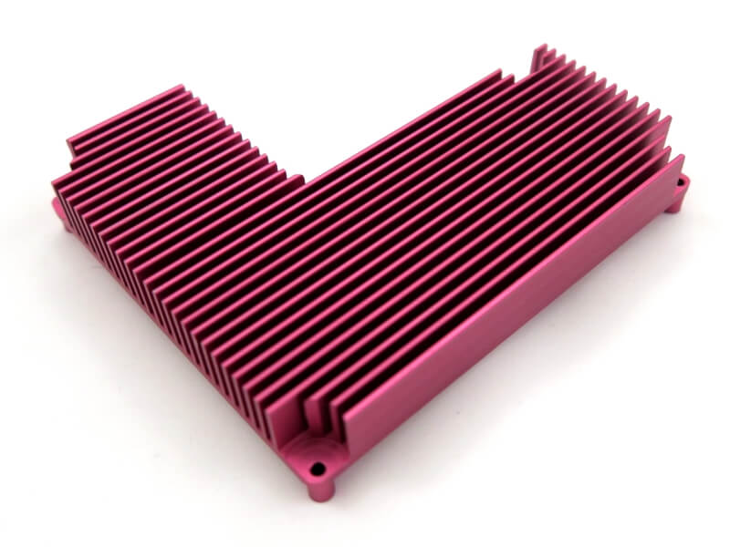 Red Anodized BGA Heat Sink